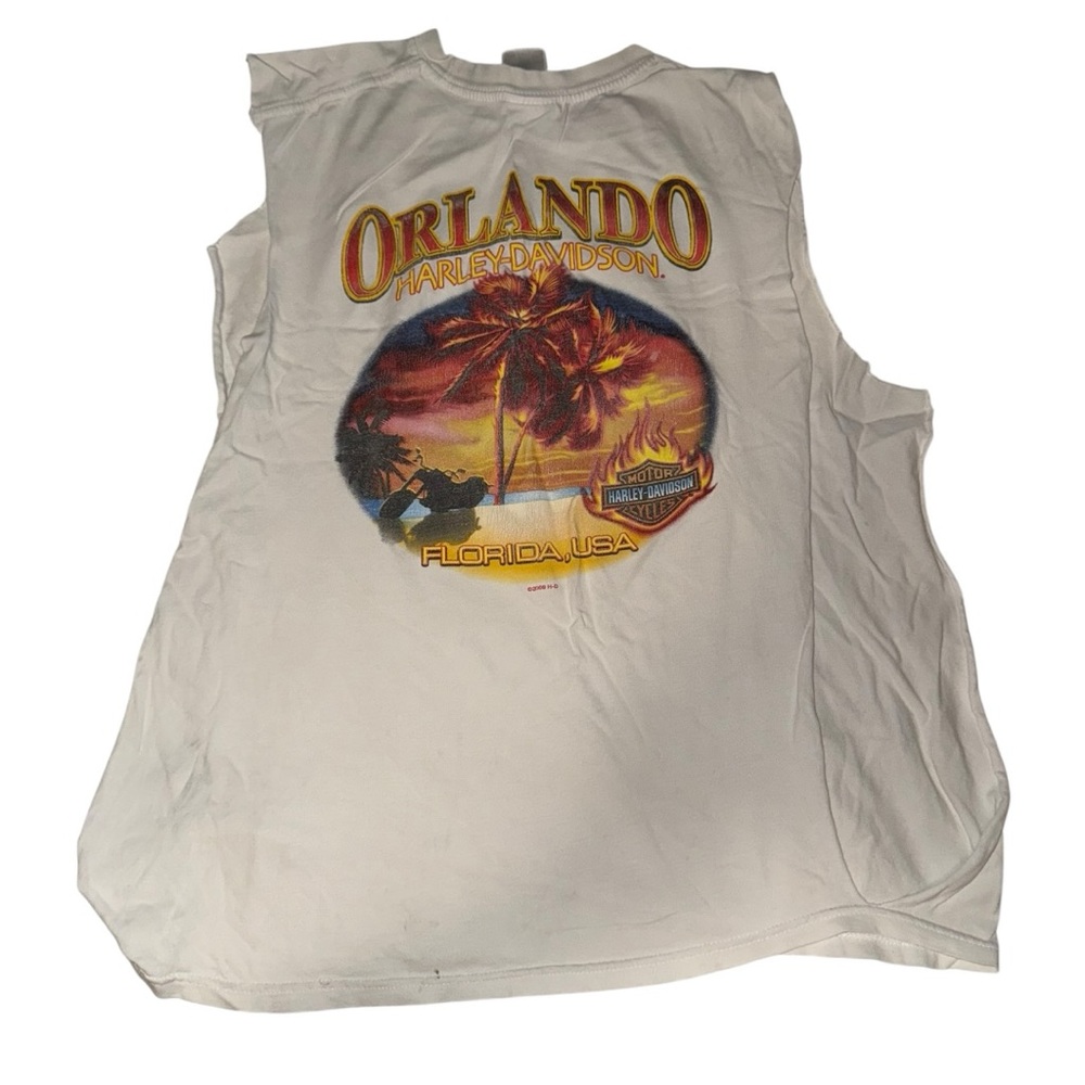 2010 Thrashed Harley Davidson grunge biker skater size large‎